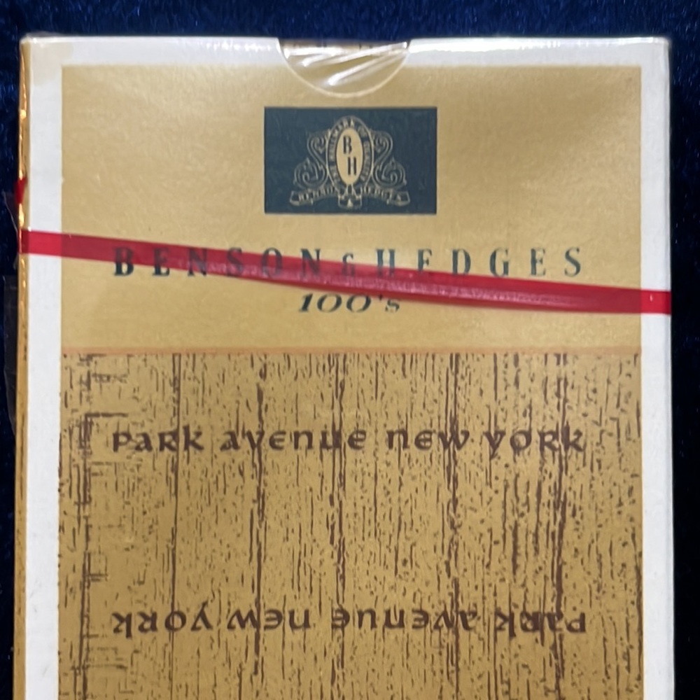 Benson & Hedges 100s  Playing Cards Sealed in Package - Picture 5 of 10